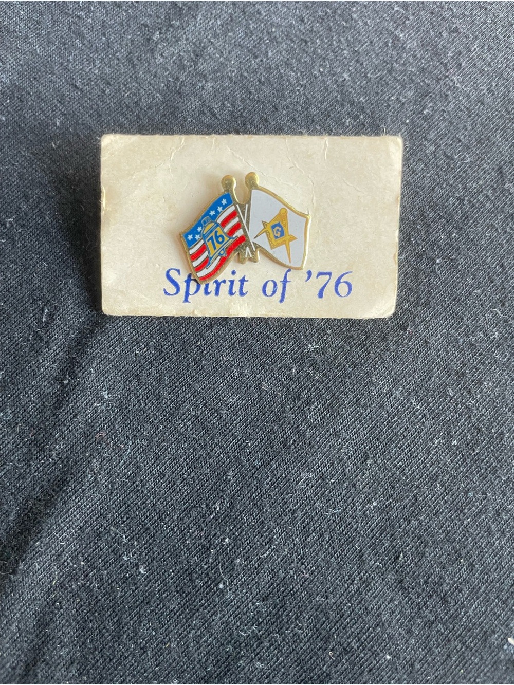 New Spirt of 76 Masonic Lapel Pin